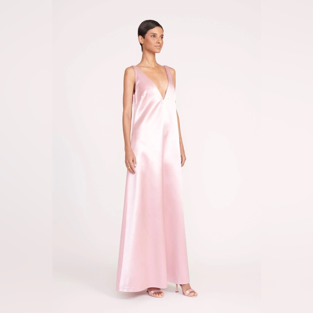 NWT Staud Teagan Maxi Dress in Cherry Blossom